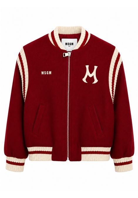 Giacca con zip MSGM KIDS | F6MSJBBO311MS031